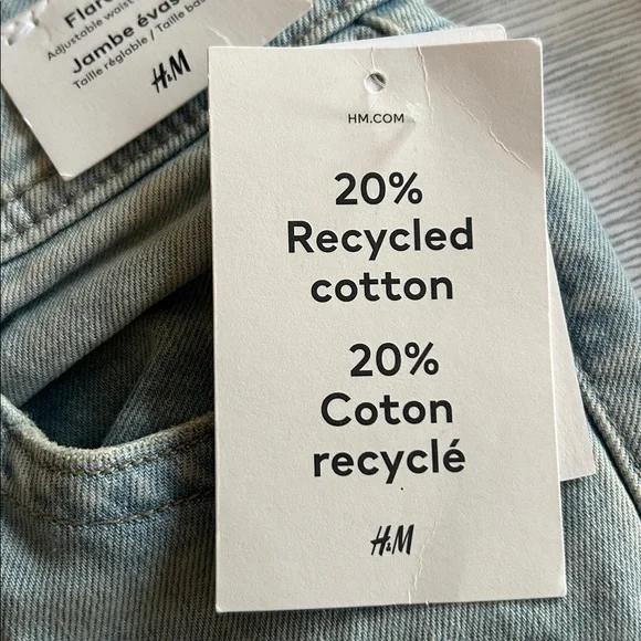 H&M Light Wash Flare Jeans - Picture 8 of 10